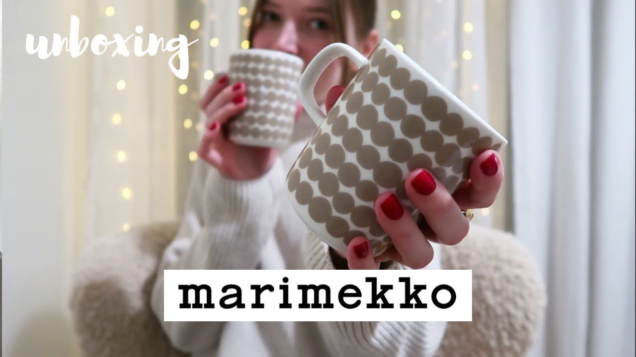 ASMR SUOMI - Marimekko ostokset esittely - ASMR haul Nordic design minimalism
