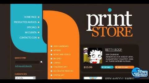 Download Print Shop OsCommerce Template by  Matrix TM