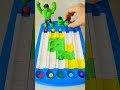 【Puzzle♯71】Hulk Marble Run Logic Game logical root Puzzle ASMR パズル動画 #shorts @marblerun-asmr