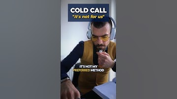 Cold Call Objection: "It