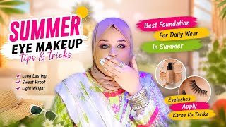 Summer Eye Makeup Tutorial 2026 | Best Foundation for Daily Wear | Easy Eyelash Application Tips screenshot 4