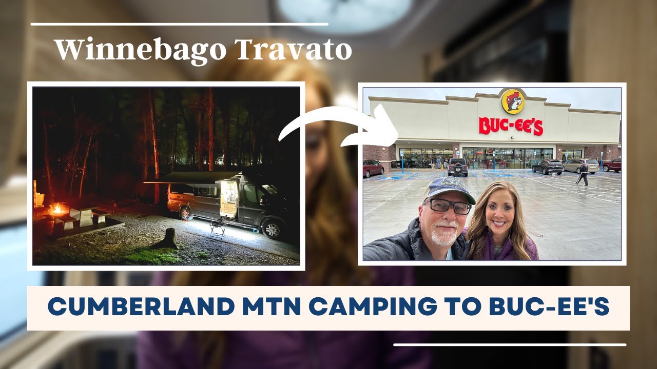 Кемпинг в государственном парке Камберленд-Маунтин и Buc-ee's в Кроссвилле, Теннесси, на завтрак!...