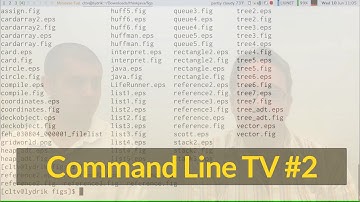 Command Line TV #2: Viewing files