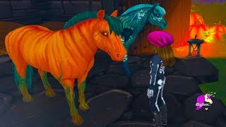 New Color Changing Magic Halloween Horses ! Star Stable Online Horse Video