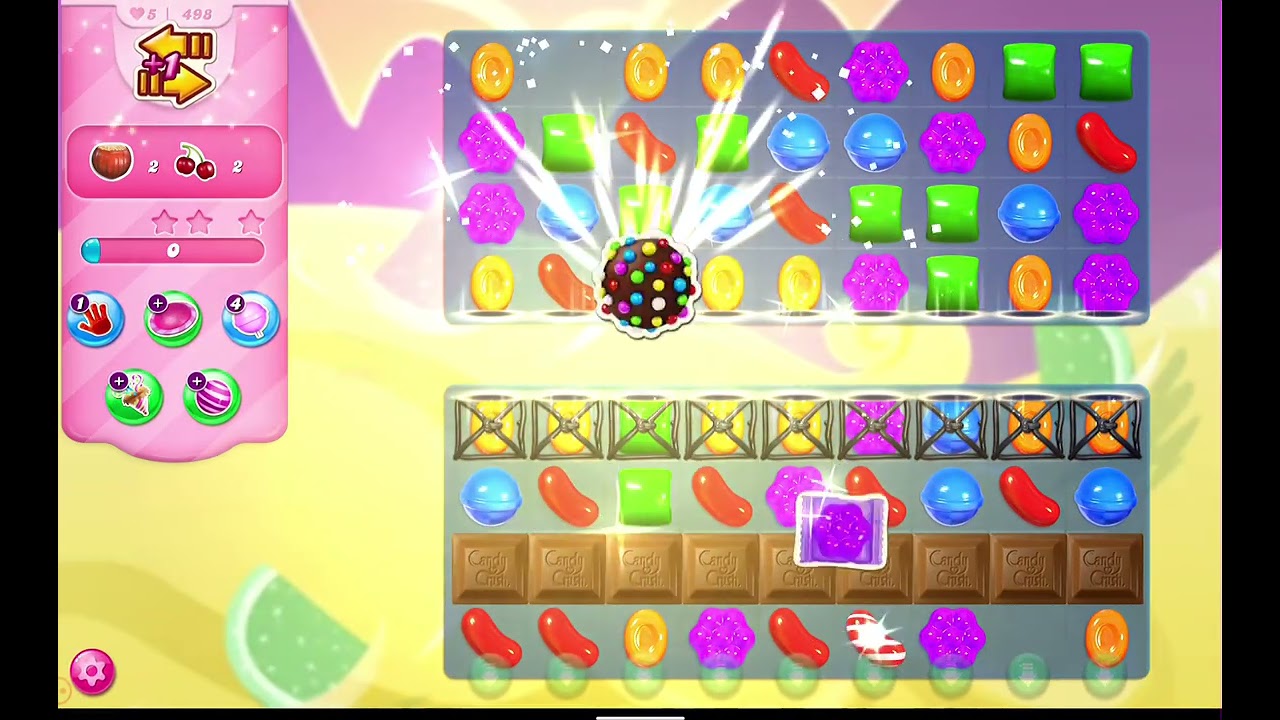 Candy Crush Saga Levels 496 to 500