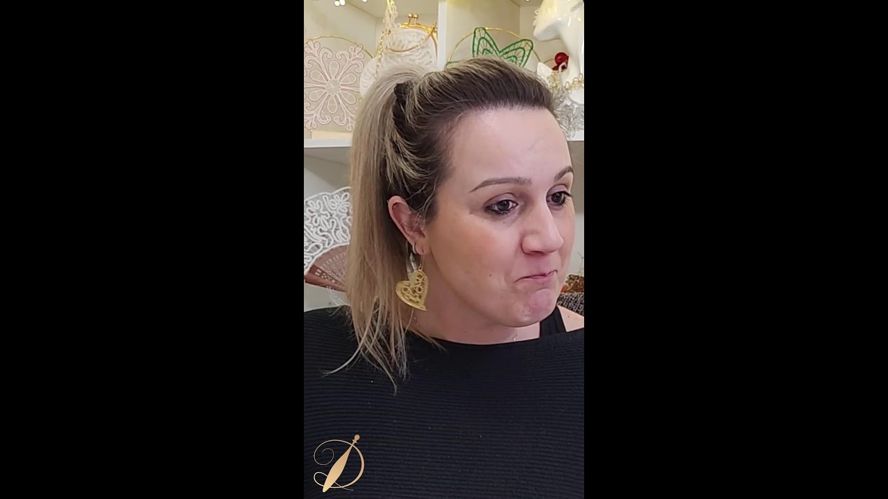 Lavoriamo insieme al Tombolo - Centrino Lilla Parte 1