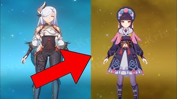 SHENHE & YUNJIN Idle Animation Showcase - 2.4 Genshin impact