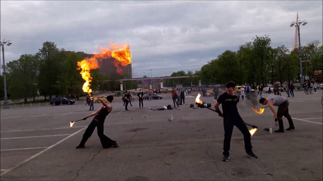 ВДНХ фаер шоу в Москве  20  мая 2017