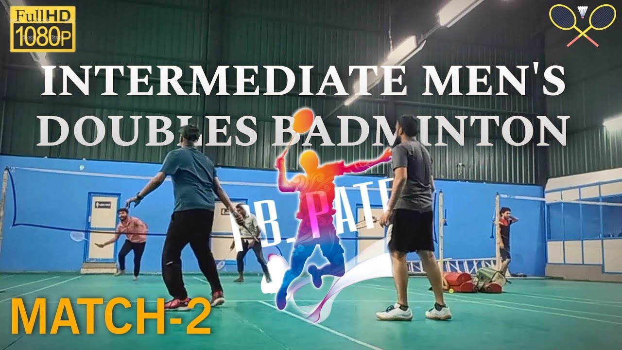 MEN'S DOUBLES BADMINTON MATCH | MATCH-2 | INTERMEDIATE #badminton - YouTube