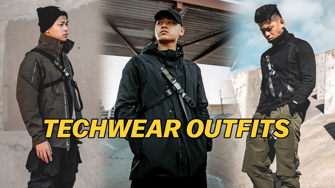 3 Beginner Techwear Outfits | Techwear Lookbook - YouTube