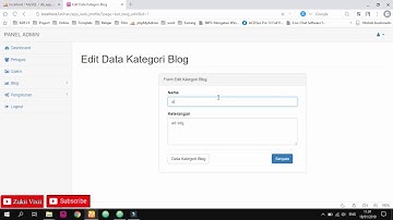Cara Membuat Aplikasi Website Company Profile #14 Membuat Validasi & CRUD Kategori Blog