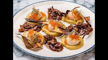 Scallops with Parsnip Puree