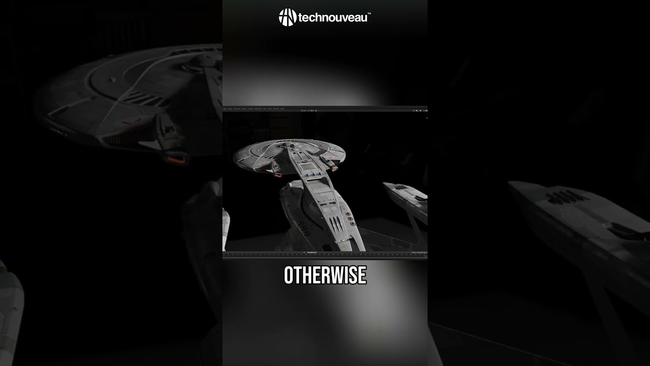 Futuristic Ship Design: Anime vs. Classic Greebles #shorts