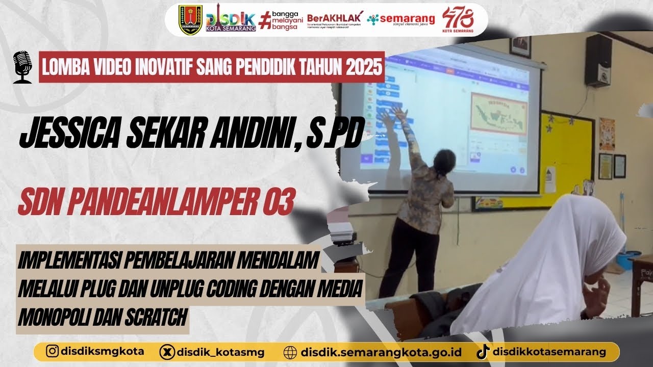 Implementasi Pembelajaran Mendalam melalui Plug dan Unplug Coding dengan Media Monopoli dan Scratch