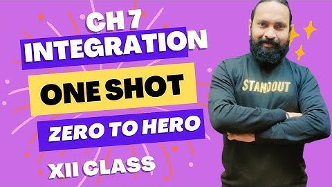 XII INTEGRATION ONE SHOT #bkmathursir #maths #iitjee #cbse2023  #integral