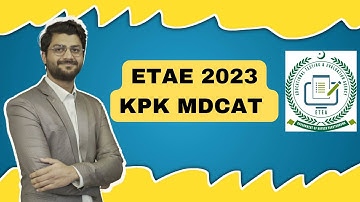 ETAE 2023 | KPK MDCAT 2023 #mdcat #mdcat2023