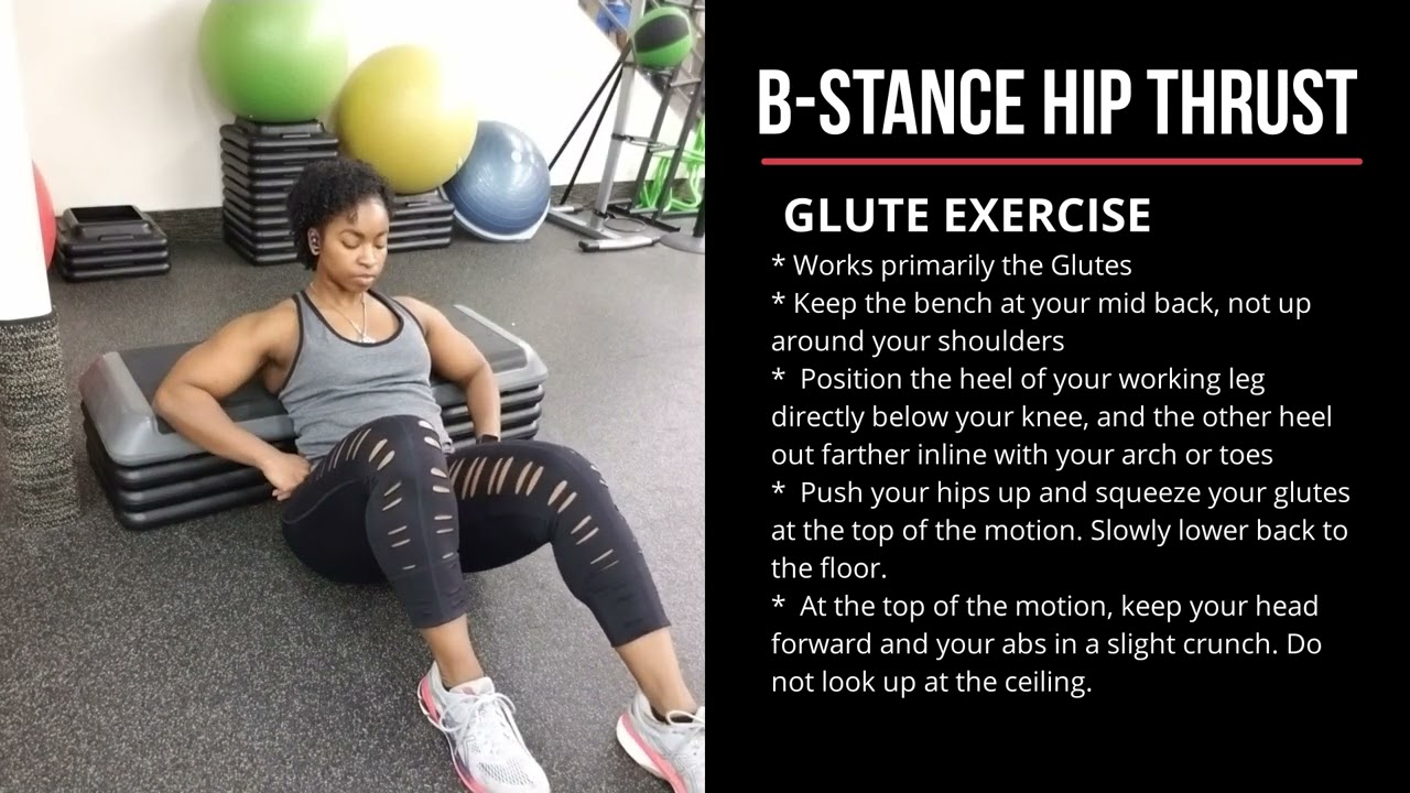 How to do the Bstance Hip Thrust YouTube