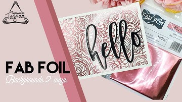 Two Ways With WOW Fab Foil! | How Does WOW Bonding Powder Work?