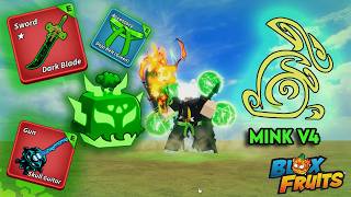 Bounty hunting with Full GREEN 🟢 Build (green lightning) - Blox fruits