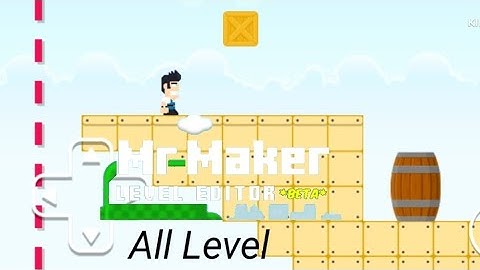 Mr Maker Level Editor Beta (Level 1)