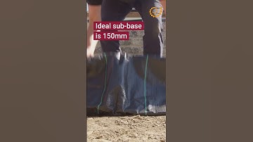 Prepare your sub-base to install a porcelain driveway