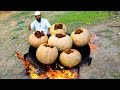 GOAT MEAT BAKED IN A PUMPKIN | Yummy Pumpkin Recipe | Cooking Skill | Nawabs kitchen