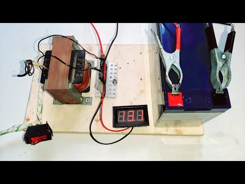 كيفية عمل شاحن بطارية 12 فولتHow to make 12 volt battery charger