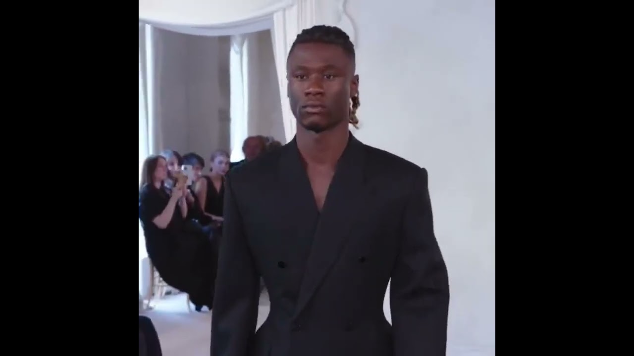 Eduardo Camavinga just became the first football player to walk for Balenciaga