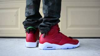 jordan 6 spizike on feet