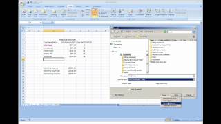 How to Password Protect an Excel File for Opening (Excel 2007/2010)