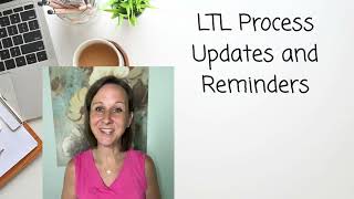 LTL Process Updates and Reminders Fall 2026