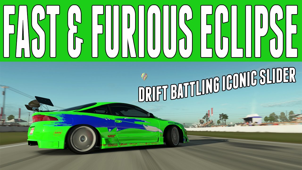 Forza 5 | Fast & Furious Mitsubishi Eclipse | Drift Battle Against Iconic Slider!