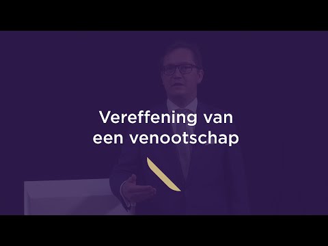 Vereffening van een vennootschap