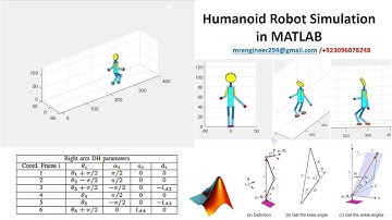 Humanoid Robot Simulation in MATLAB
