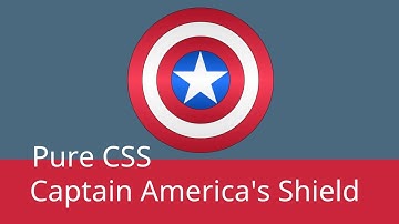 Pure CSS Captain America