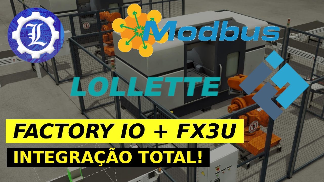 CLP FX3U e Factory IO :: Integração Total em Modbus. - YouTube