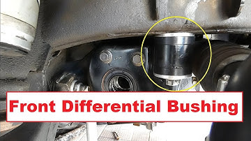 How to Replace Front Differential Bushing in GM vehicles - Hummer H3, Chevrolet Colorado, GMC Canyon