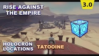 Rise Against the Empire Tatooine Holocrons Locations Disney Infinity 3.0