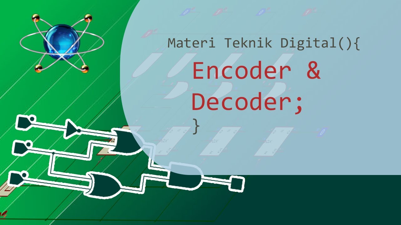 Teknik Digital Materi Encoder Decoder - YouTube