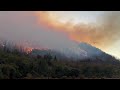 Tanker drop on Lucas Fire north of Upper Lake