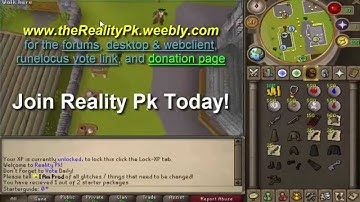Reality Pk - Starter Guide - New Server January 2015 - RSPS