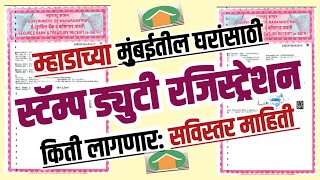 म्हाडा मुंबई घरांसाठी स्टॅम्प ड्युटी रजिस्ट्रेशन किती लागणार? How Much Stamp Duty for Mhada flats.