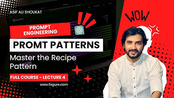Master the Recipe Pattern for Precision Prompts – Unlock AI’s True Potential | Asif Ali Shoukat