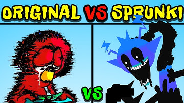 ŤÂÑŢŘÙM ORIGINAL vs SPRUNKI | FNF Broken Strings - Sesame Street Glitch (FNF/Pibby/New)