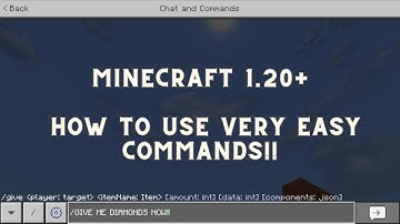 MINECRAFT 1.20+ | HOW TO USE VERY EASY COMMANDS!!