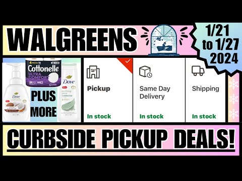 Walgreens Curbside Deals 1/21/24 to 1/27/24 – Lots of Super Easy & Super Cheap Online Deals!