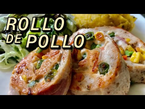 Video: Cocinar Un Delicioso Rollo De Pollo En El Horno