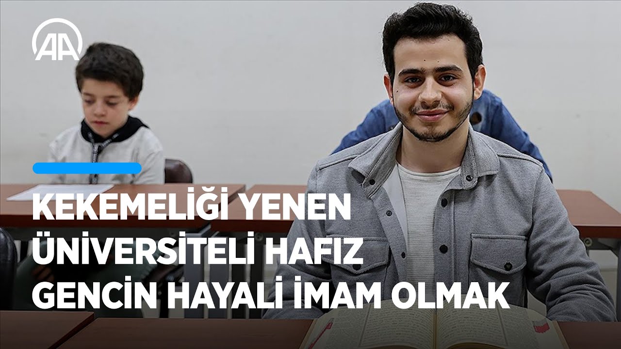 Kekemeliği yenen üniversiteli hafız gencin hayali imam olmak