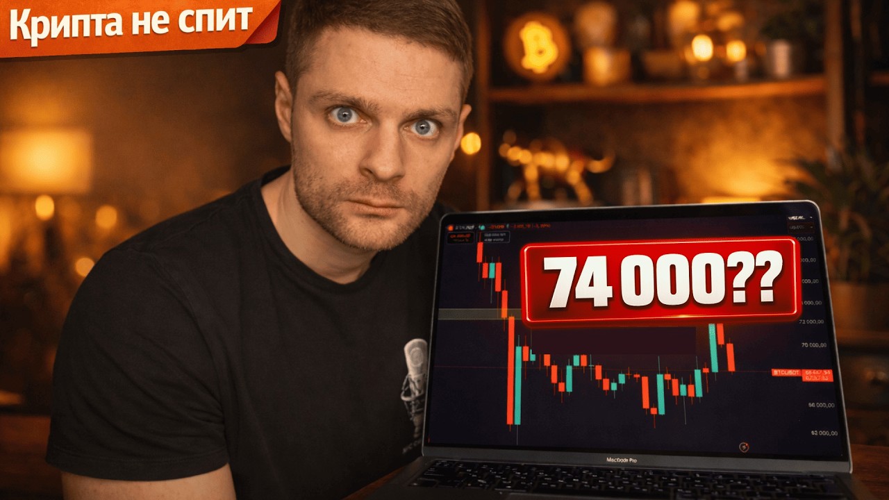$74 000 — ТОЧКА НЕВОЗВРАТА ДЛЯ БИТКОИНА? 🚨 ЖДАТЬ 100K ИЛИ ОБВАЛ | 06.03.2026