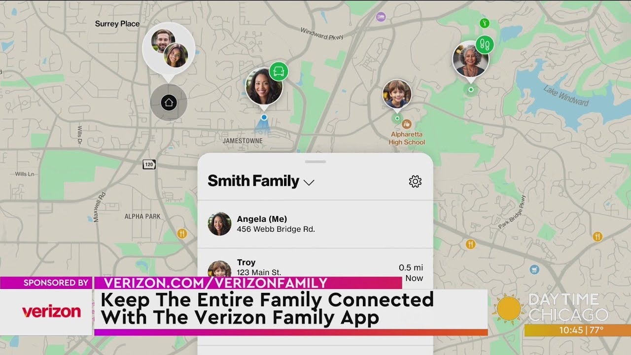 Keep The Entire Family Connected With The Verizon Family App - YouTube
